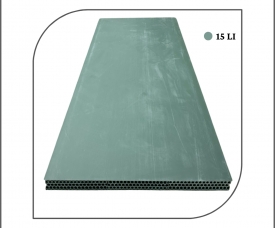 TẤM VÁN NHỰA CỐP PHA XANH 15 LI LỖ TRÒN - ECO  