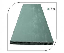 TẤM VÁN NHỰA CỐP PHA XANH 17 LI LỖ TRÒN - ECO 