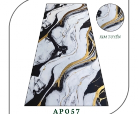 TẤM PVC VÂN ĐÁ ALPHA - AP057 (KIM TUYẾN) 