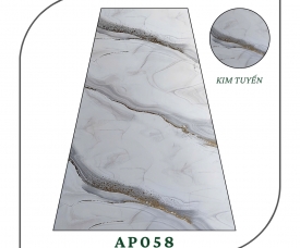 TẤM PVC VÂN ĐÁ ALPHA - AP058 (KIM TUYẾN)  