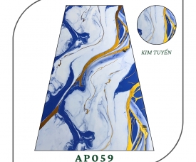 TẤM PVC VÂN ĐÁ ALPHA - AP059 (KIM TUYẾN) 
